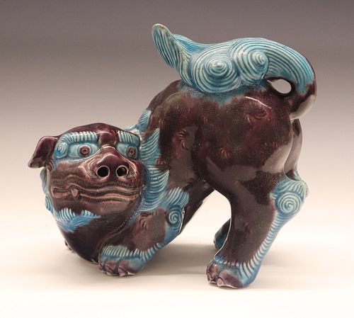 CHINESE PORCELAIN FOO DOGA