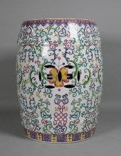 CHINESE PORCELAIN GARDEN SEATC