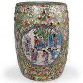 CHINESE PORCELAIN GARDEN STOOL