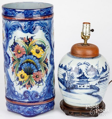 CHINESE PORCELAIN GINGER JAR