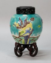 CHINESE PORCELAIN GINGER JARCh