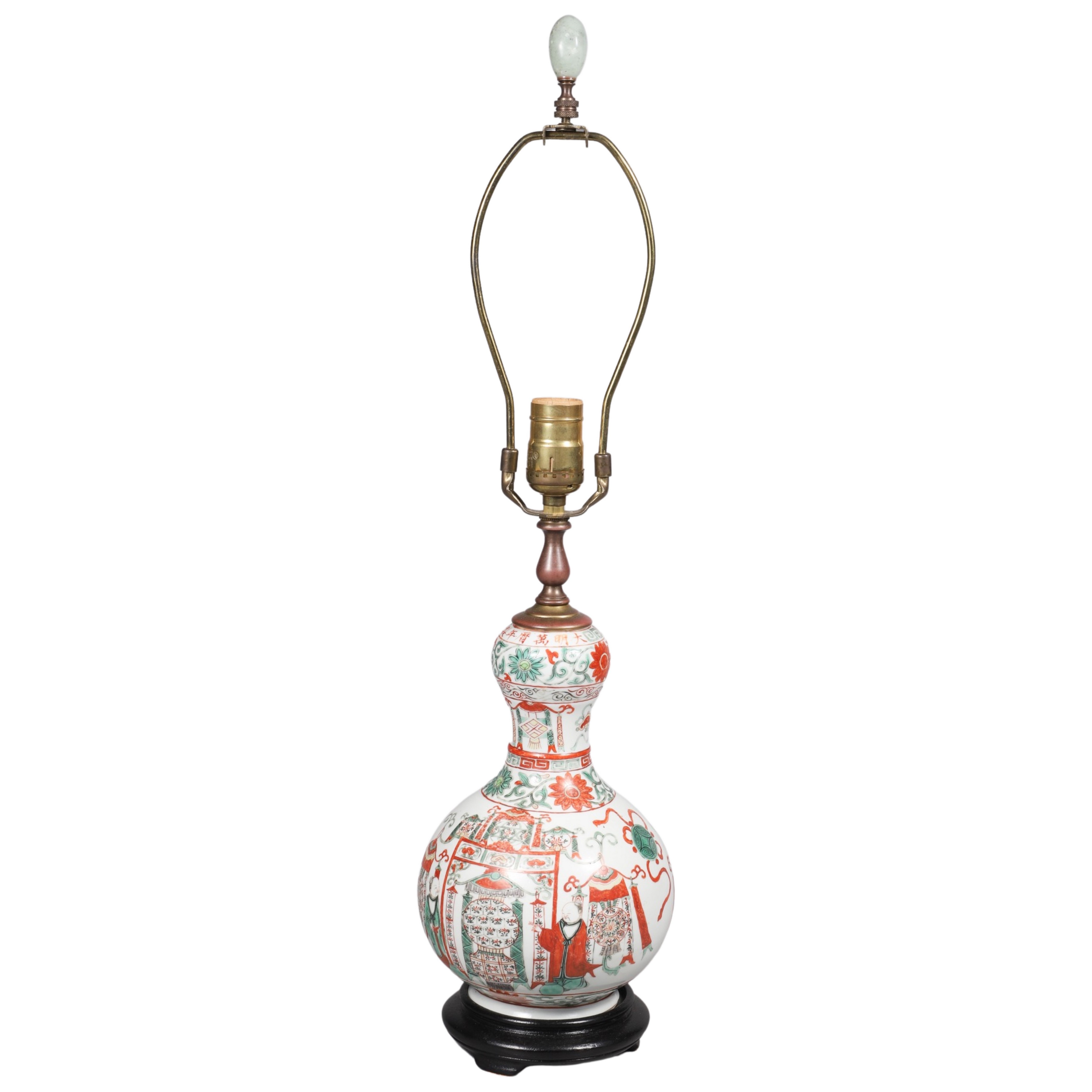 Chinese porcelain gourd vase,