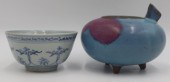CHINESE PORCELAIN GROUPING. In