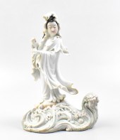 CHINESE PORCELAIN GUANYIN FIGU
