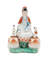 CHINESE PORCELAIN GUANYIN WITH