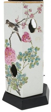 CHINESE PORCELAIN HEXAGON HAT
