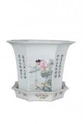 CHINESE PORCELAIN JARDINIEREwi
