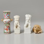 CHINESE PORCELAIN JOSS STICK H