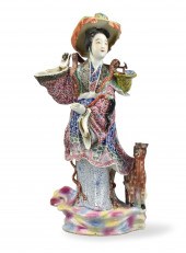 CHINESE PORCELAIN "MAGU" FIGUR