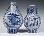 CHINESE PORCELAIN MOON FLASKS