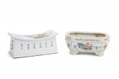 CHINESE PORCELAIN NECK REST AN