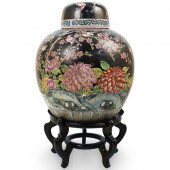 CHINESE PORCELAIN NOIRE GINGER