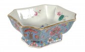 CHINESE PORCELAIN OCTAGONAL BO