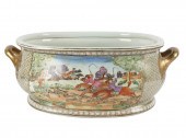 CHINESE PORCELAIN OVAL BASINun