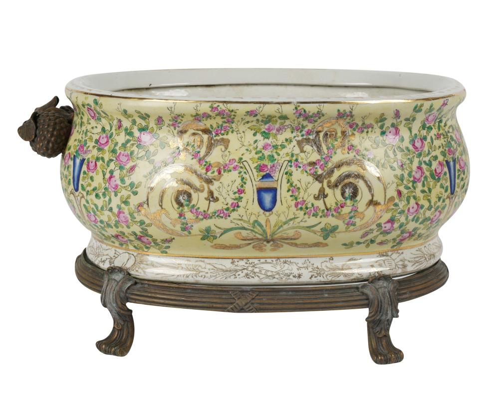 CHINESE PORCELAIN OVAL