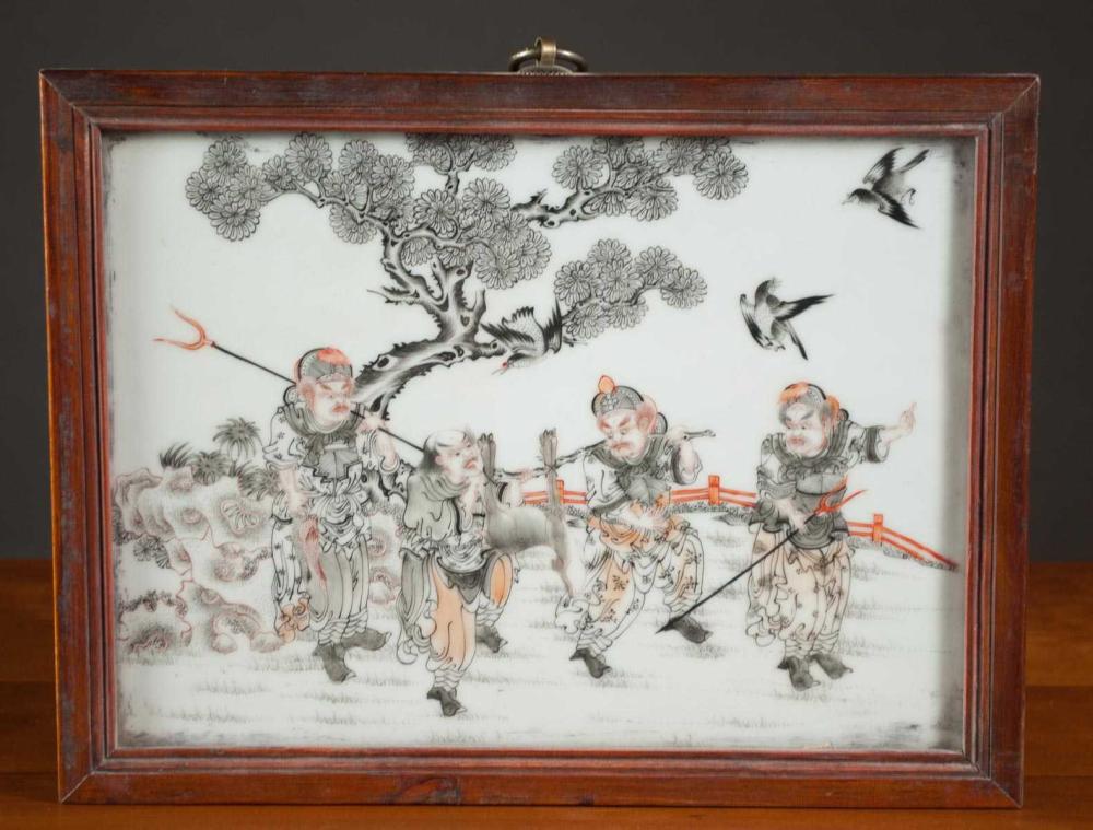 CHINESE PORCELAIN PLAQUE,
