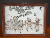 CHINESE PORCELAIN PLAQUE, ATTR