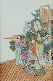 CHINESE PORCELAIN PLAQUEChines