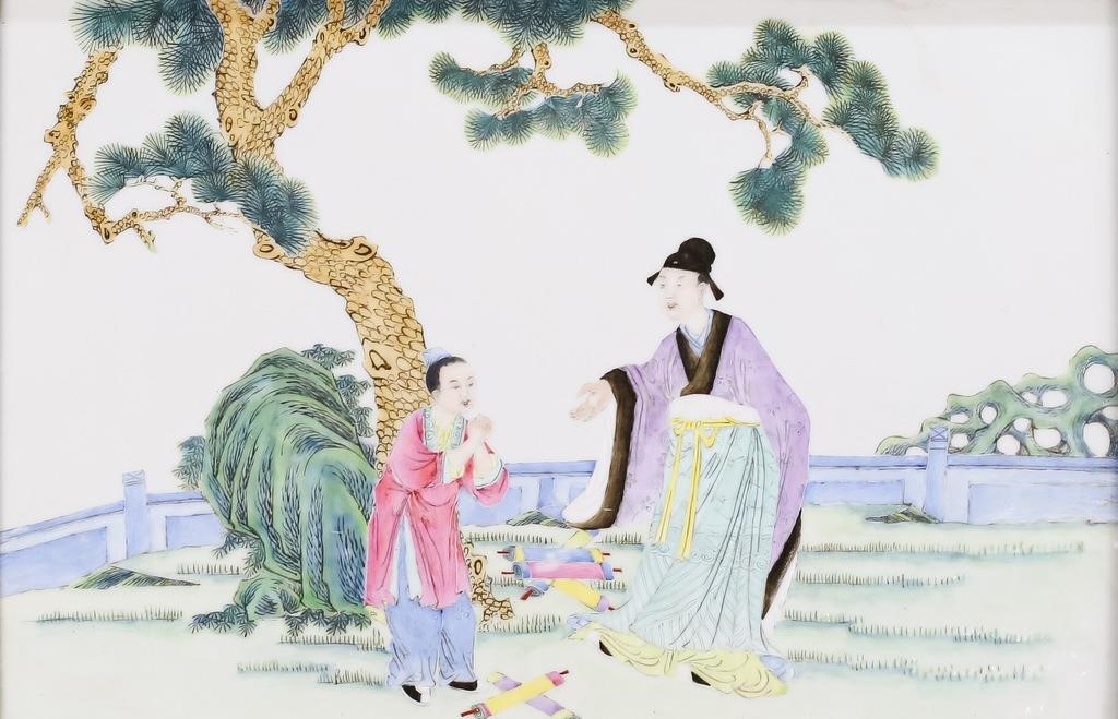 CHINESE PORCELAIN PLAQUEHand