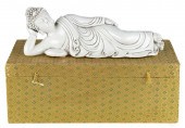 CHINESE PORCELAIN RECLINING BU