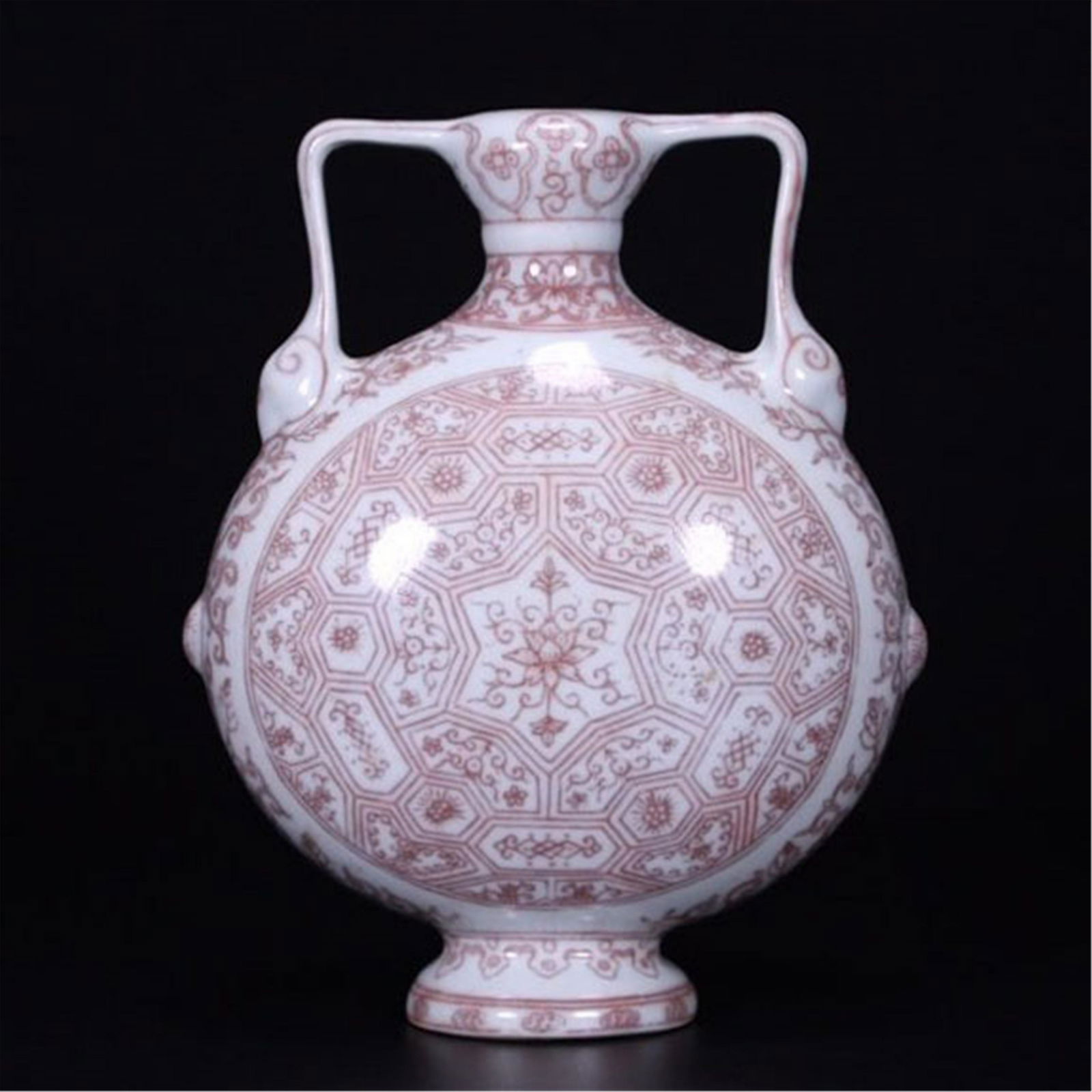 CHINESE PORCELAIN RED UNDER GLAZE