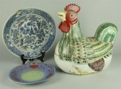 CHINESE PORCELAIN ROOSTER-FORM