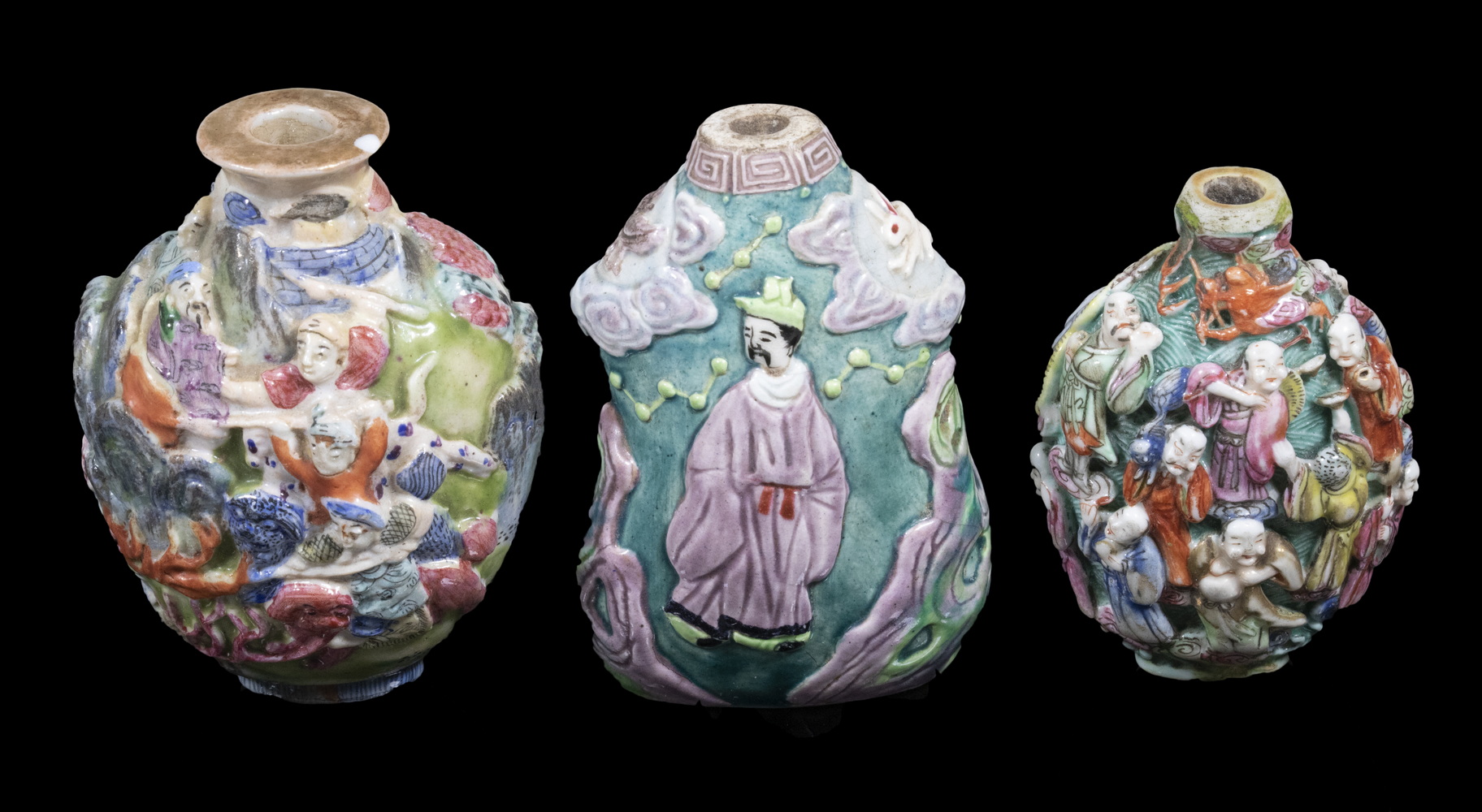 CHINESE PORCELAIN SNUFF BOTTLES Lot
