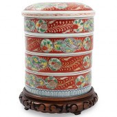CHINESE PORCELAIN STACKING BOW