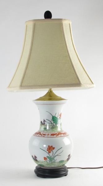 Chinese Porcelain Table Lampwhite