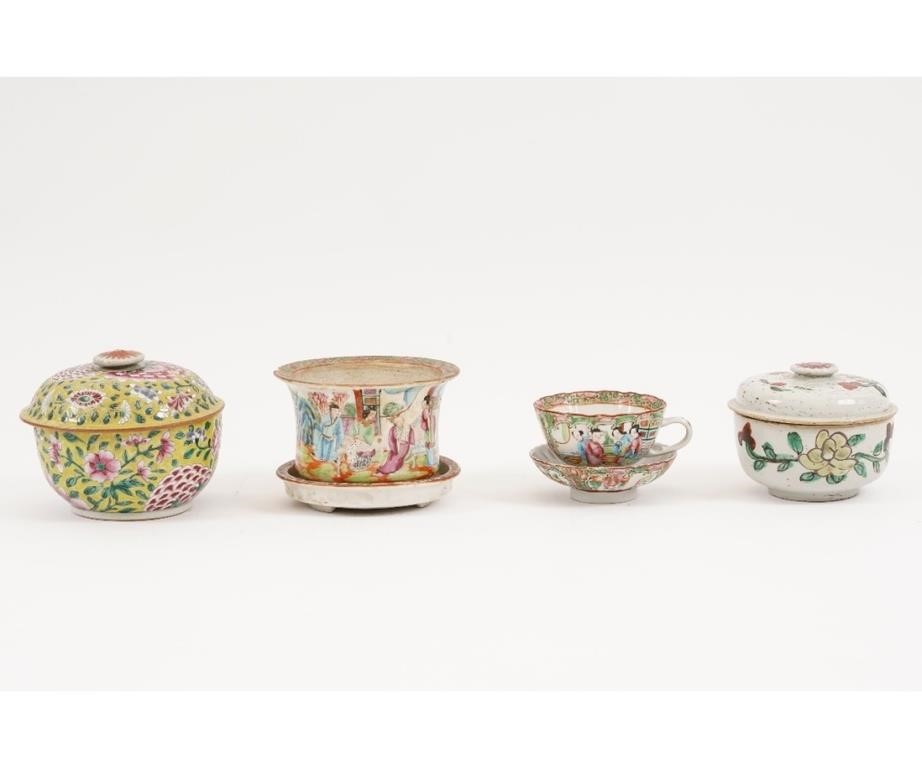 Chinese porcelain tableware, 19th
