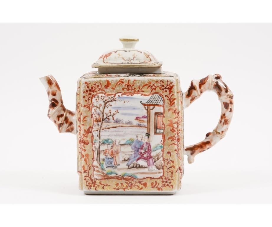 Chinese porcelain teapot, 18th