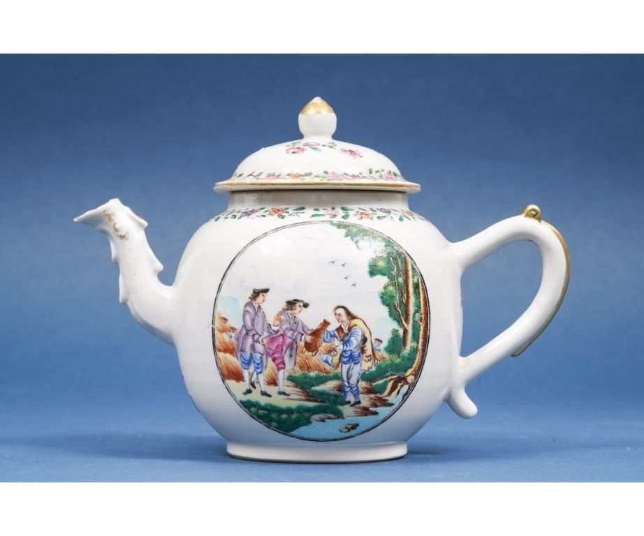 Chinese porcelain teapot, 18th