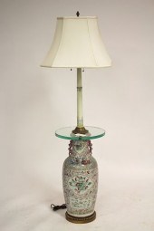CHINESE PORCELAIN VASE AS FLOO