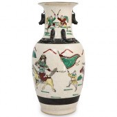 CHINESE PORCELAIN WARRIOR CRAC