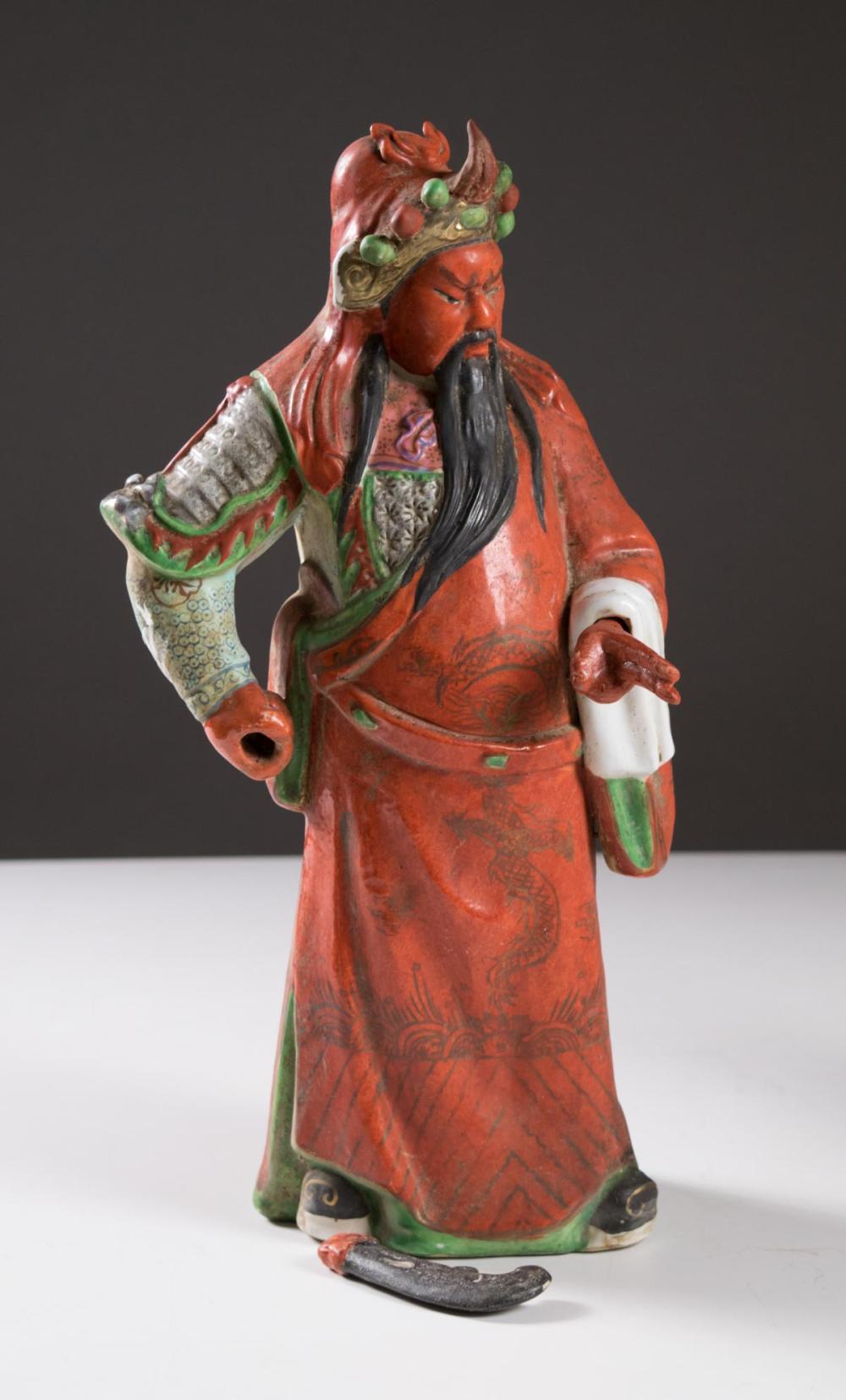 CHINESE PORCELAIN WARRIOR