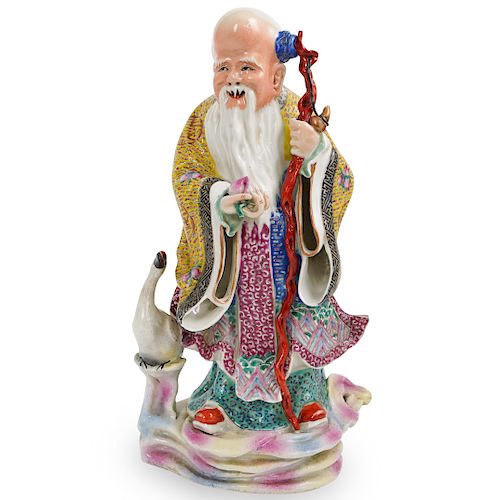 CHINESE PORCELAIN WISE MAN