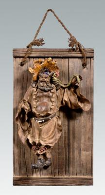 Chinese pottery figure of Zhong