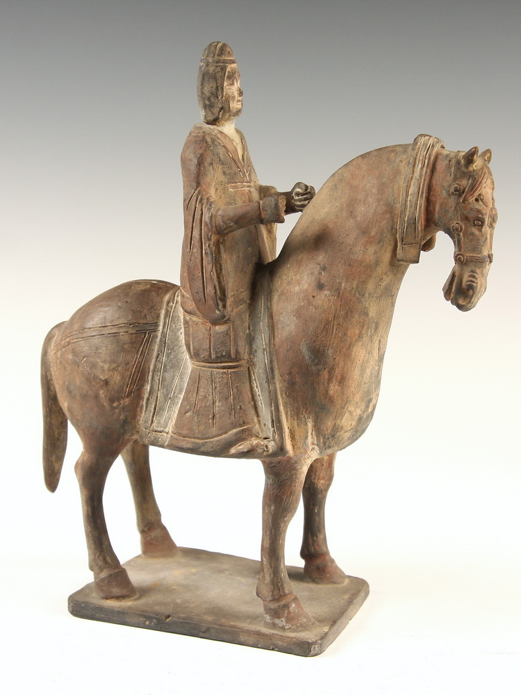 CHINESE POTTERY FIGURE - Wei