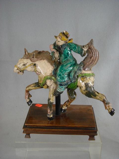 Chinese pottery roof decoration,