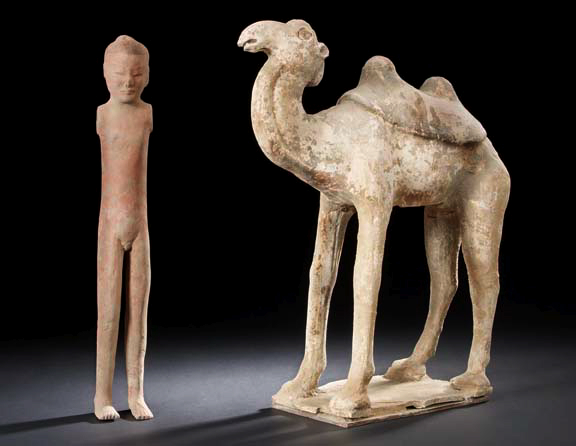 Chinese Pottery Tomb Figure of an