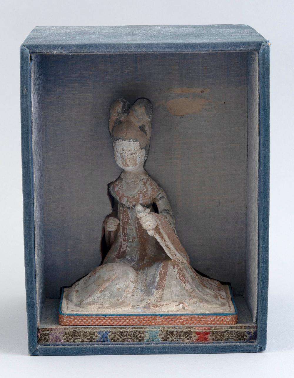 CHINESE POTTERY TOMB FIGURE TANG