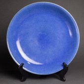 CHINESE POWDER BLUE GLAZED CHA