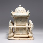 Chinese processional ceramic w