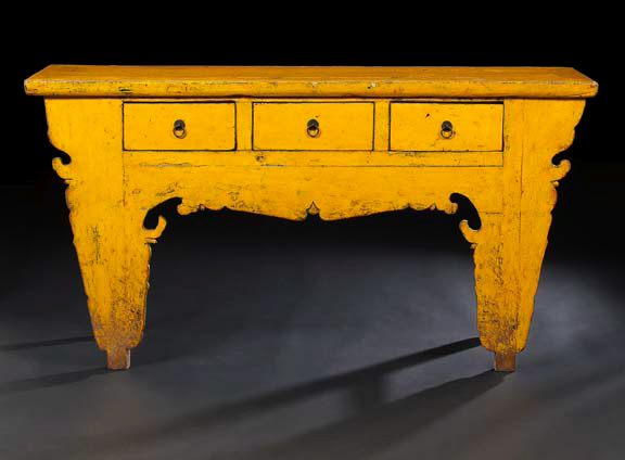 Chinese Provincial Painted Altar