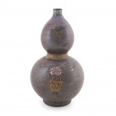 CHINESE PURPLE GLAZED DOUBLE G