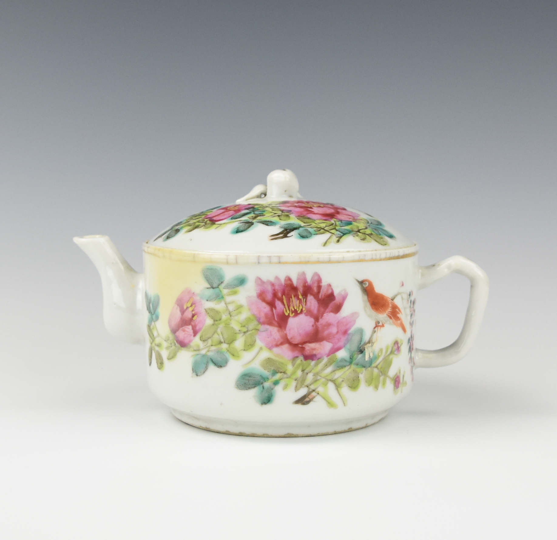 CHINESE QIANJIANG GLAZE TEAPOT