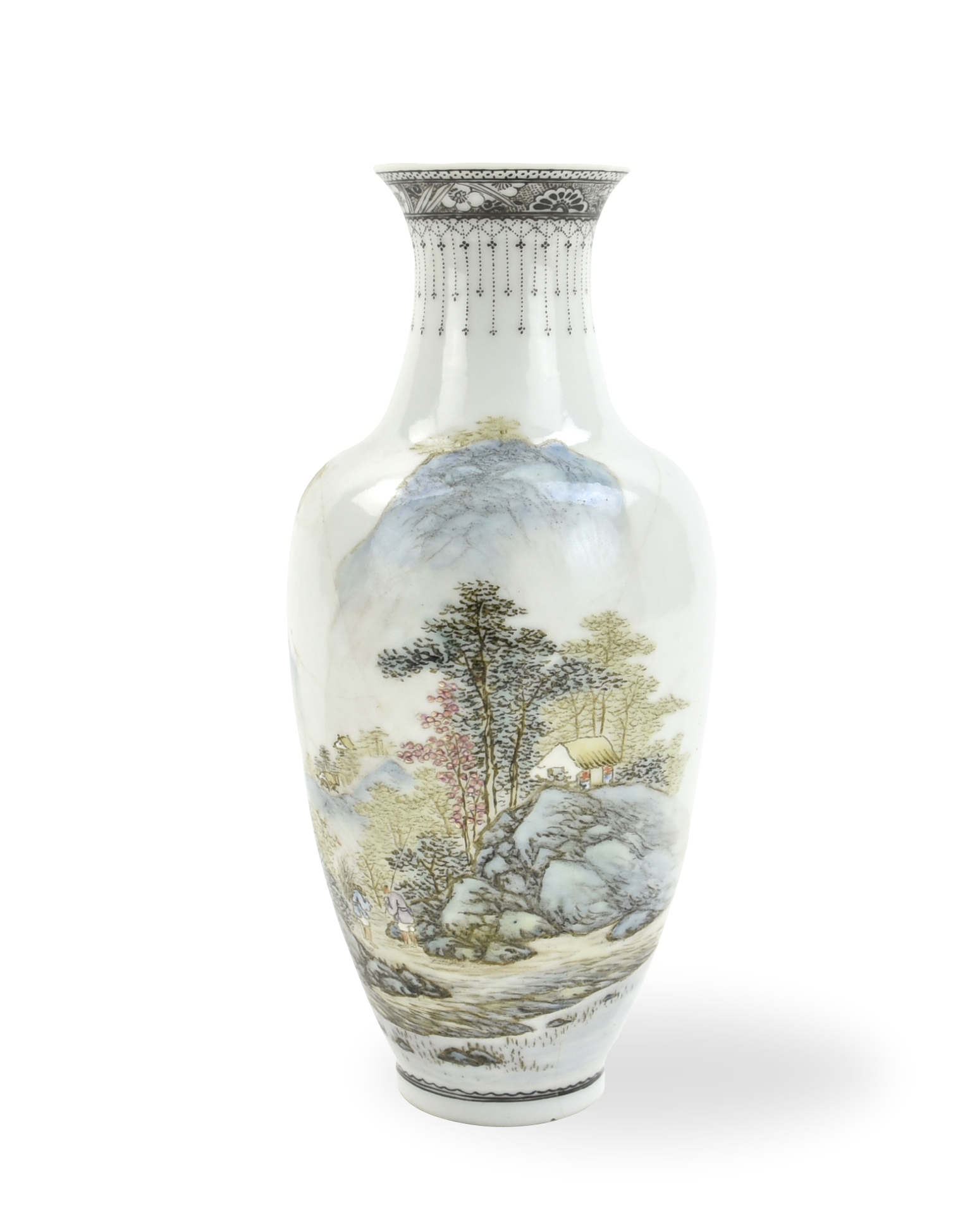CHINESE QIANJIANG GLAZED VASE ,WANG