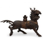 CHINESE QILIN BRONZEDESCRIPTIO