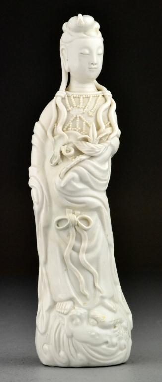 Chinese Qing Blanc De Chin Figure