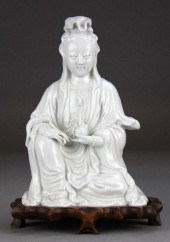 Chinese Qing Blanc De Chine Gu